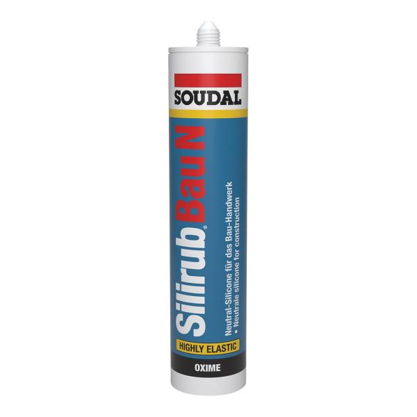Soudal Silirub Bau N Bausilikon schwarz 300ml